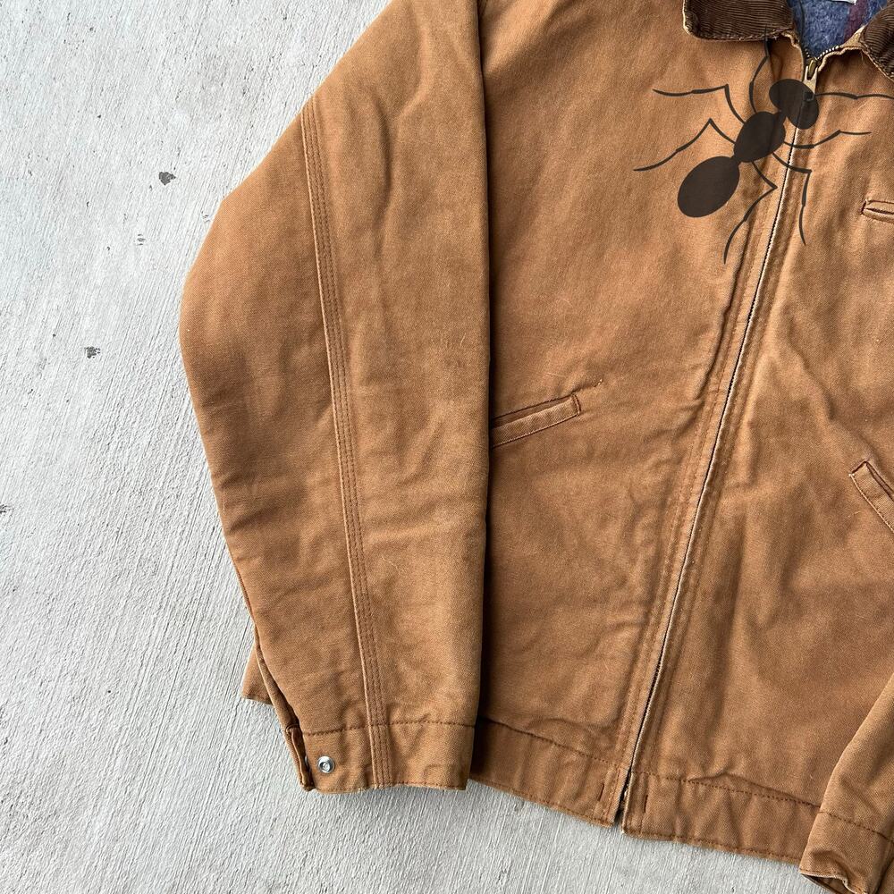 Vintage Carhartt brown Detroit work wear jacket - Picture 8 of 13